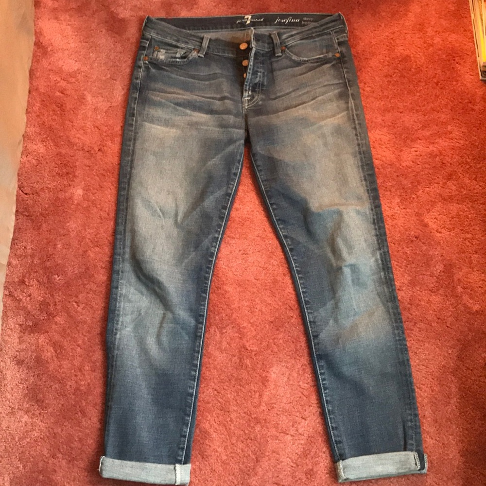 7 for all mankind Josefina cropped jeans